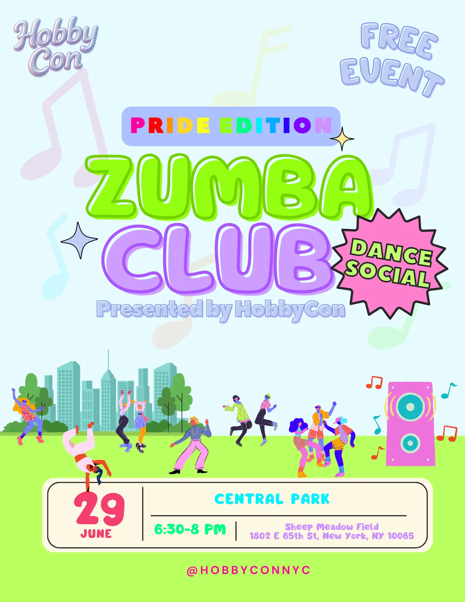 Zumba Club Flyer