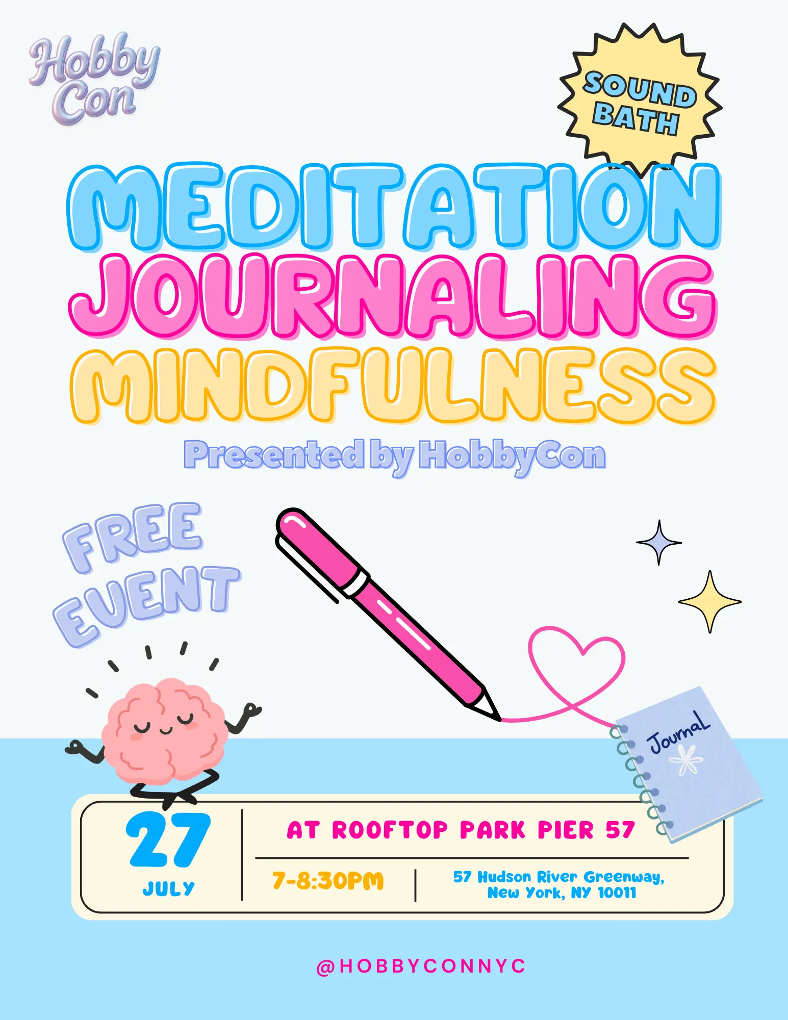 Mindful Monday Club Flyer