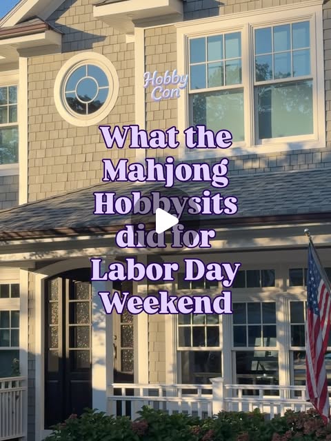 What the Mahjong Hobbysits did for Labor Day Weekend Instagram post preview